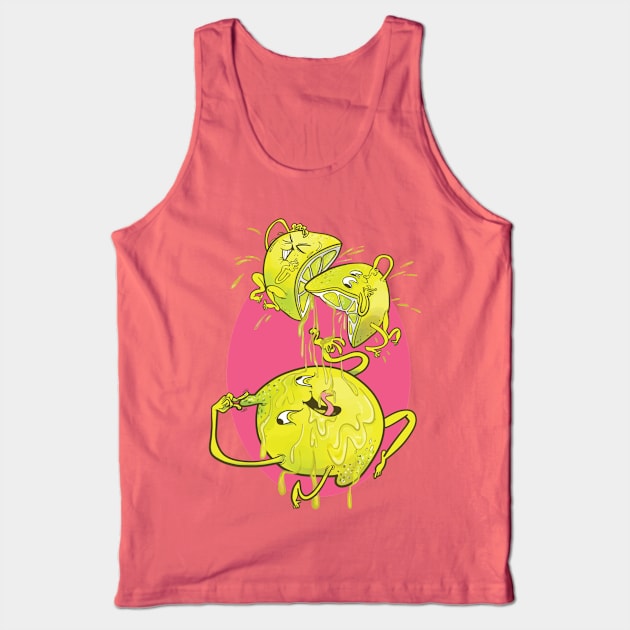 Lemon Showers Tank Top by alirthome